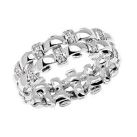Ring Comete Woman in White Gold Diamante ANB1963-13 - ANB1963-11